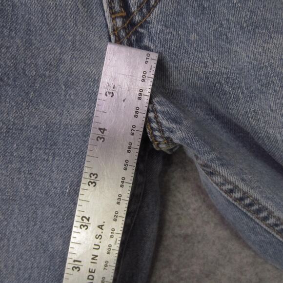 Levis 560 Jeans Mens 36x36 Light Wash Denim Comfort Fit Relaxed Tapered - Picture 6 of 11